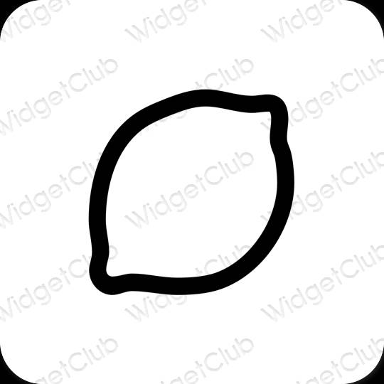 Estética CapCut ícones de aplicativos