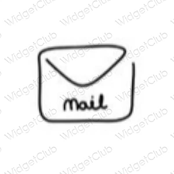 Estetske Mail ikone aplikacija