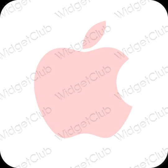 Estetski ružičasta Apple Store ikone aplikacija