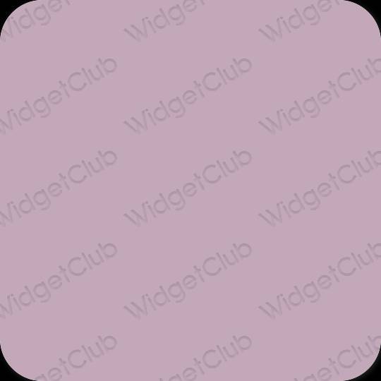 Естетичний фіолетовий AppStore значки програм