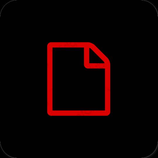 Aesthetic Notes app icons