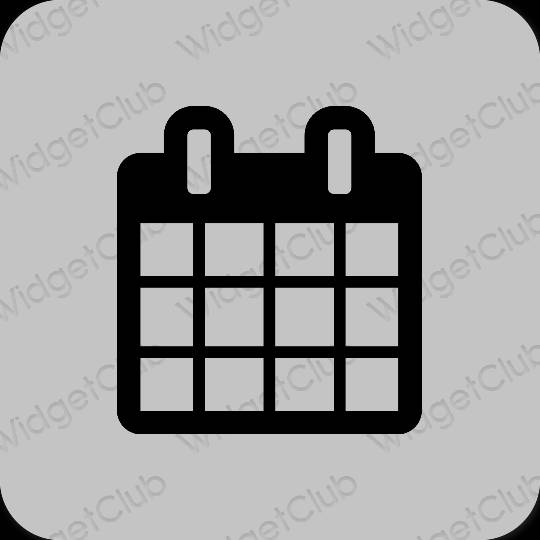Esteetiline hall Calendar rakenduste ikoonid