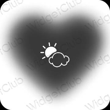 Эстетические Weather значки приложений