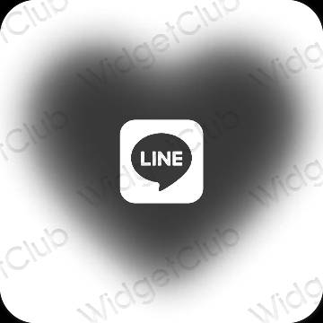 جمالية LINE أيقونات التطبيقات