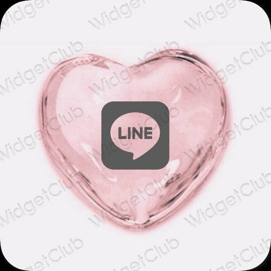 جمالية LINE أيقونات التطبيقات