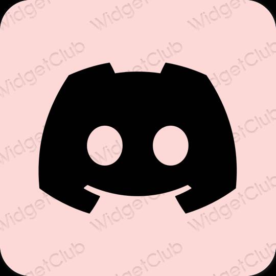 미적인 파스텔 핑크 discord 앱 아이콘