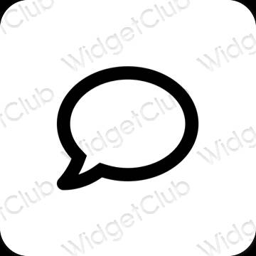 Esthetische Messages app-pictogrammen