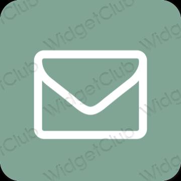 Icônes d'application Mail esthétiques