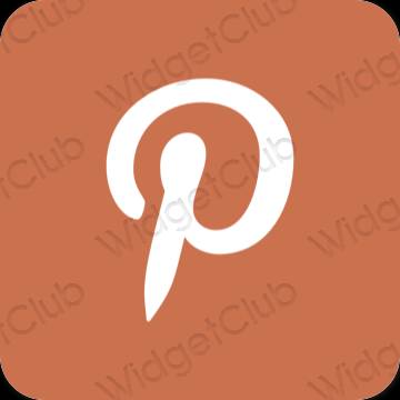 Icone delle app Pinterest estetiche