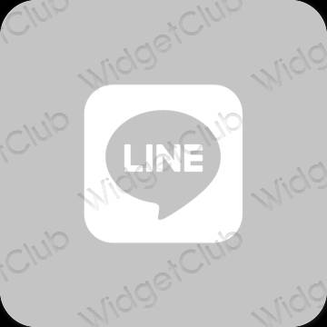 Естетске LINE иконе апликација