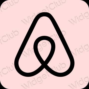 אייקוני אפליקציה Airbnb אסתטיים