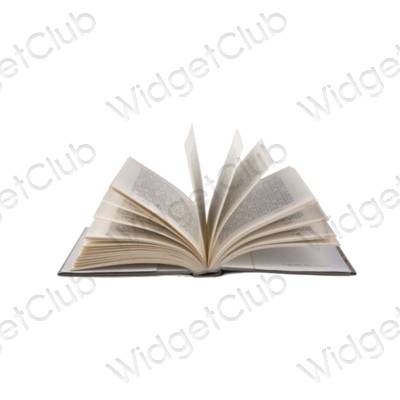 Pictograme pentru aplicații Books estetice