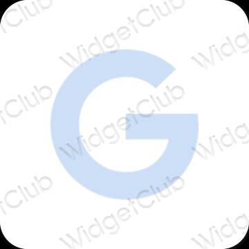 Aesthetic Google app icons