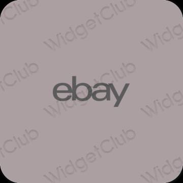 Esthetische eBay app-pictogrammen