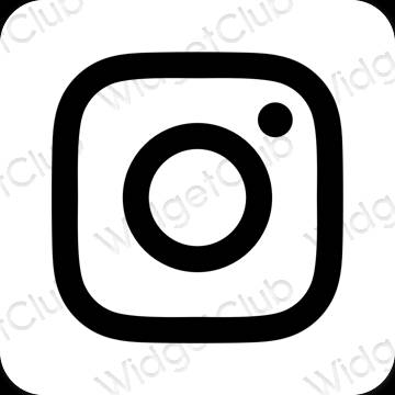 Estetické ikony aplikací Instagram
