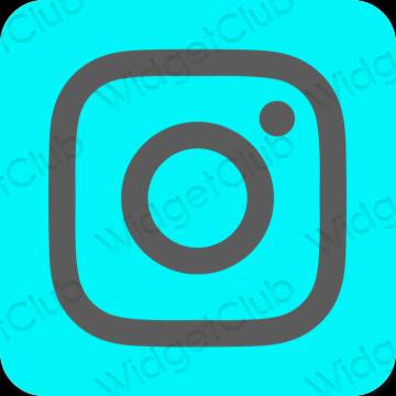 Estetické ikony aplikací Instagram