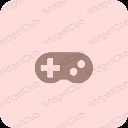 Estético rosa discord ícones de aplicativos
