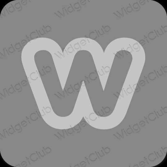 Estetyczne Weebly ikony aplikacji