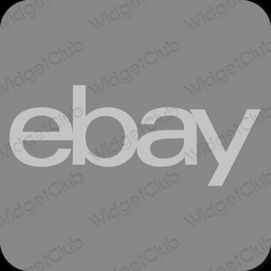 Esthetische eBay app-pictogrammen