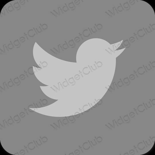 Esthetische Twitter app-pictogrammen