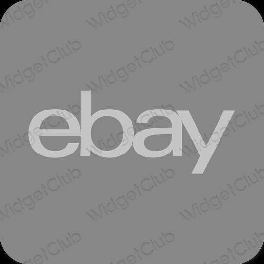 Esthetische eBay app-pictogrammen