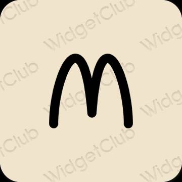 Aesthetic McDonald's app icons