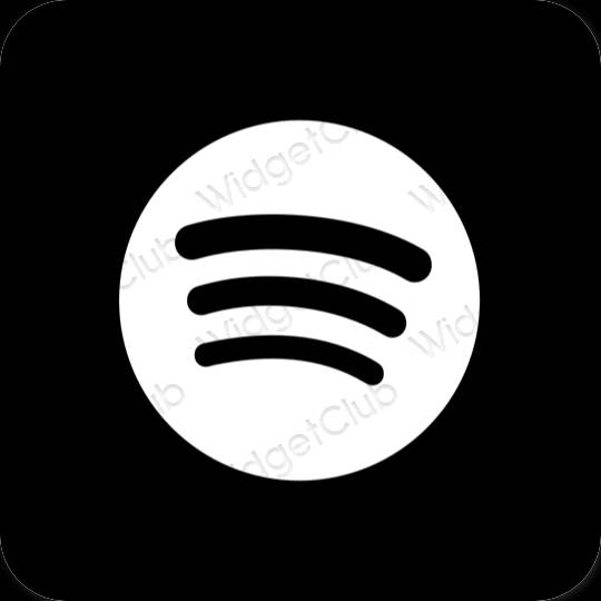 Estetické ikony aplikací Spotify