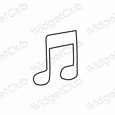 Estetik Apple Music uygulama simgeleri