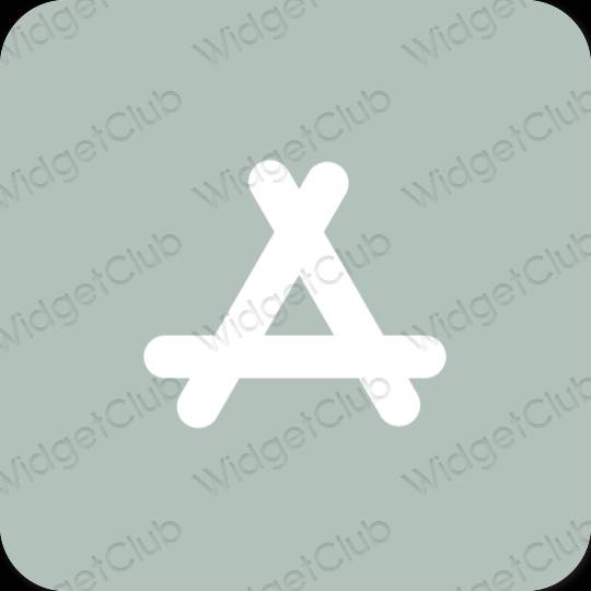 Estetic verde AppStore pictogramele aplicației
