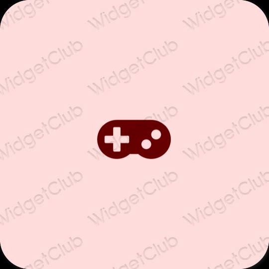 Estetisk rosa discord app ikoner