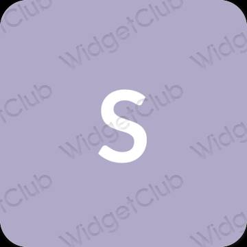 Ästhetisch Violett SHEIN App-Symbole