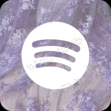 Estetiska Spotify appikoner