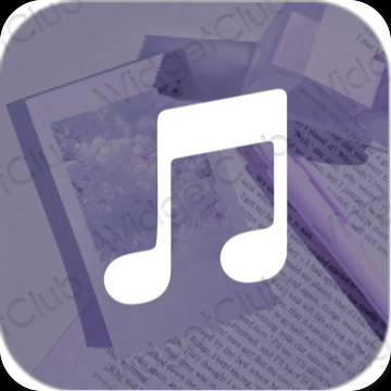 Ästhetische Music App-Symbole