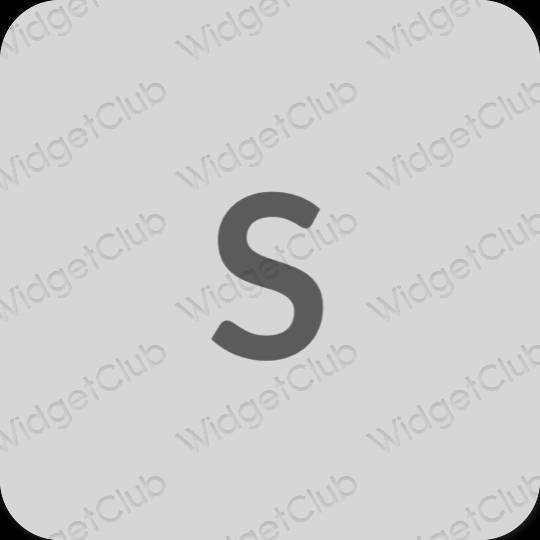 Estetski siva SHEIN ikone aplikacija