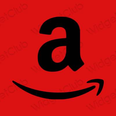 Ästhetisch Violett Amazon App-Symbole