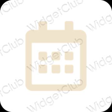 Estetické ikony aplikací Calendar