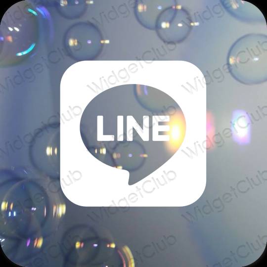 Естетични LINE икони на приложения