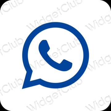 Esteettiset WhatsApp sovelluskuvakkeet