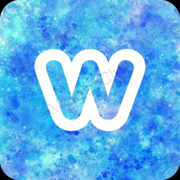 אייקוני אפליקציה Weebly אסתטיים