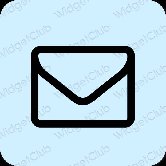 Thẩm mỹ màu tím Mail biểu tượng ứng dụng
