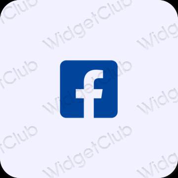 Esthetische Facebook app-pictogrammen