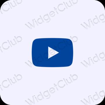 Icônes d'application Youtube esthétiques