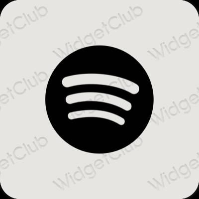 Estetiska Spotify appikoner