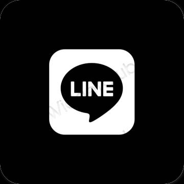 Эстетические LINE значки приложений