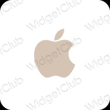 ესთეტიკური Apple Store აპლიკაციის ხატები