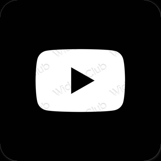 جمالية Youtube أيقونات التطبيقات