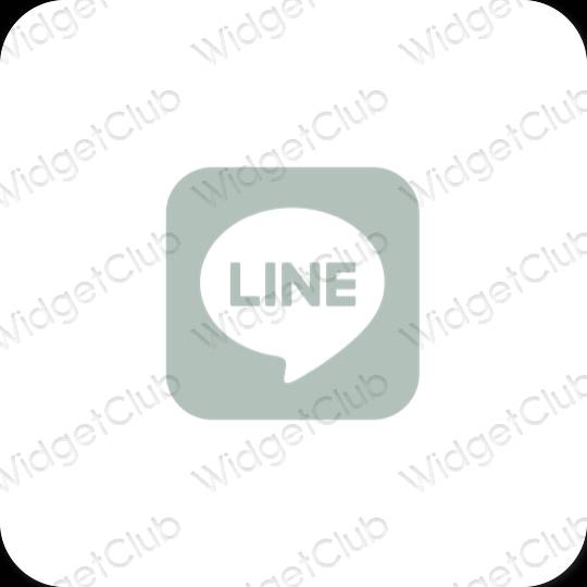 Esthetische LINE app-pictogrammen