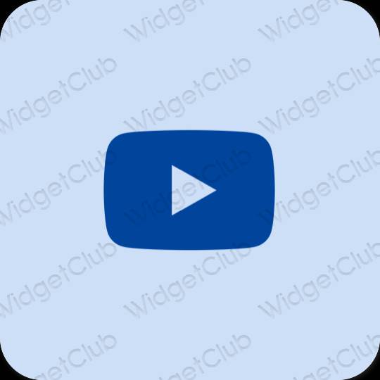 Естетичен лилаво Youtube икони на приложения