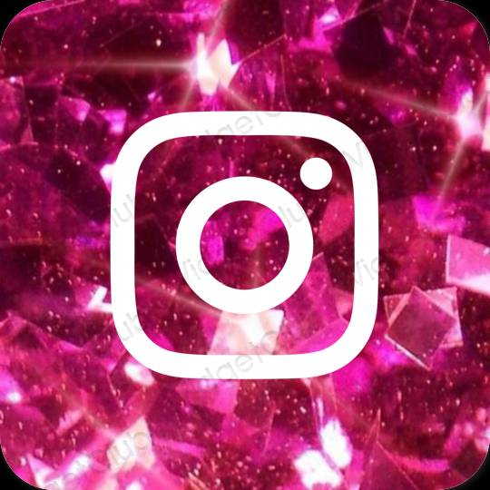 Estetické ikony aplikací Instagram