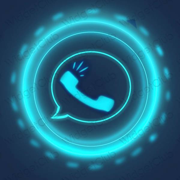 Esthetische Messenger app-pictogrammen